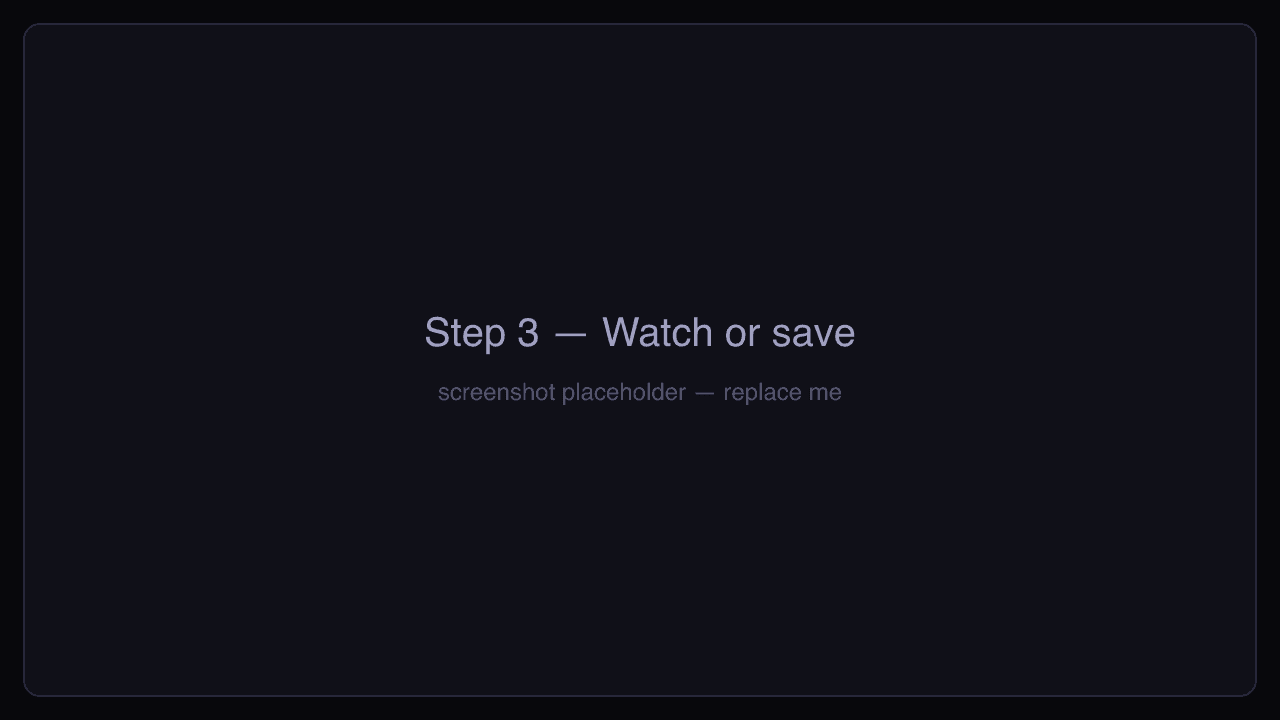 Watching and downloading a story with no entry in the viewer list